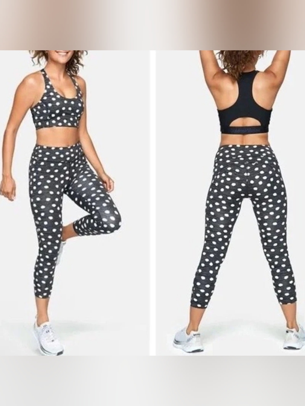 Outdoor Voices Techsweat Flex 3/4 Polka Dot Leggings XS